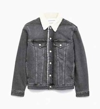 Calvin Klein Jeans Sherpa Jacket tg.M -30% SALE giacca giubbotto uomo grigio NEW