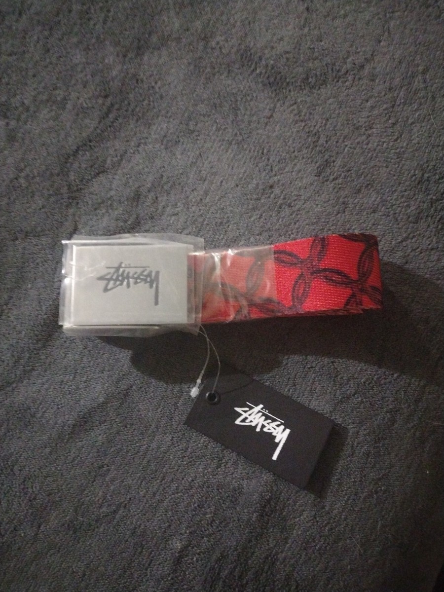 小物 STUSSY EMBROIDERED S BELT Stussy Embroidered S Belt Black Men's - SS25 - US