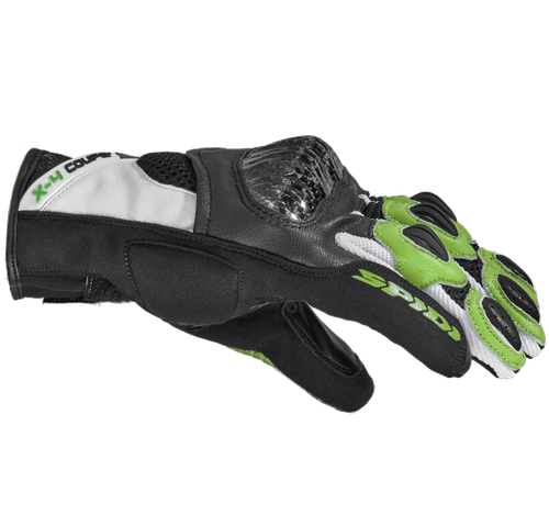 SPIDI X4 COUPE' TEXTECH LEATHER Motorcycle Racing Gloves Track days # C80 - Picture 17 of 28