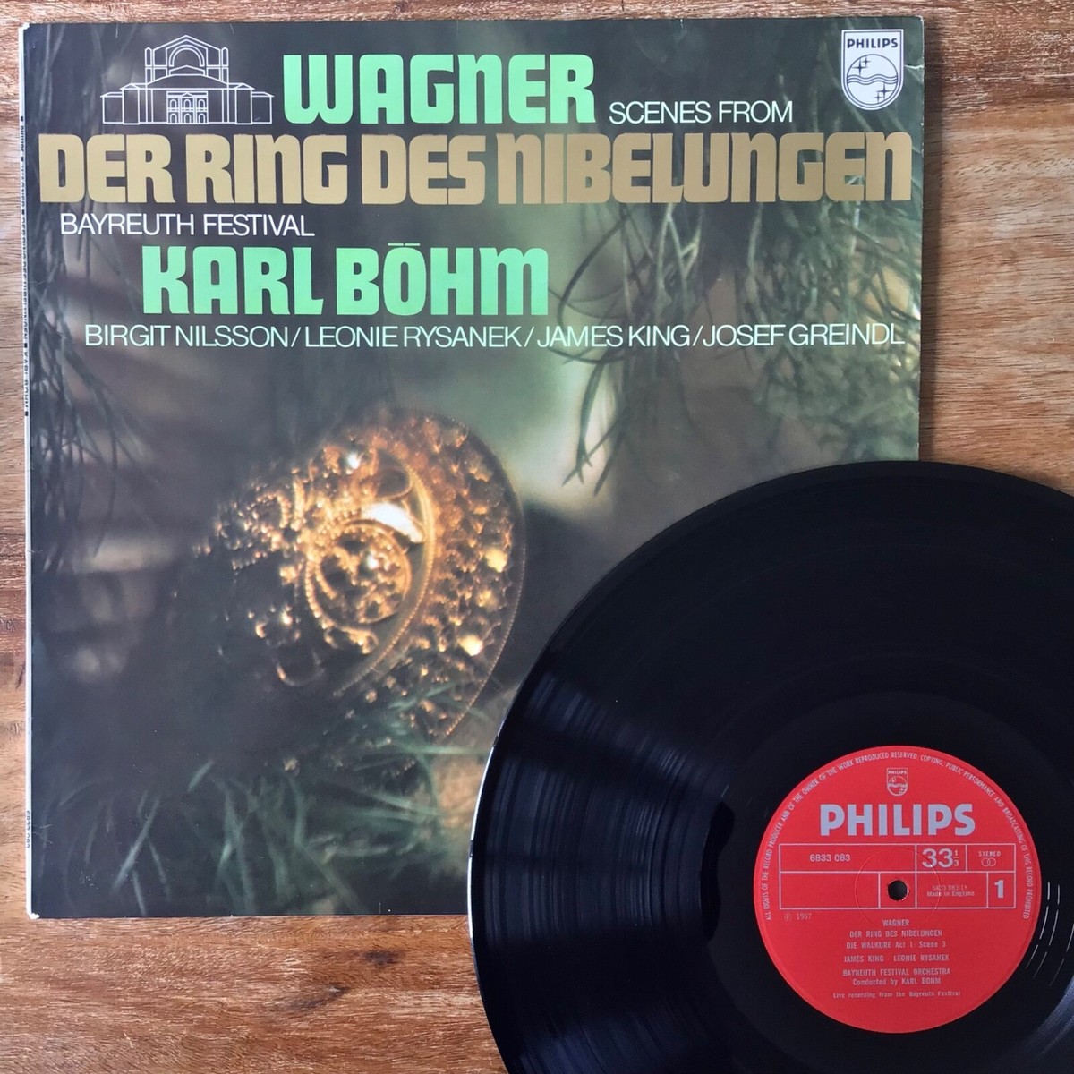 Wagner ~ Scenes From Der Ring ~ Karl Bohm (Philips 6833 083) 1973