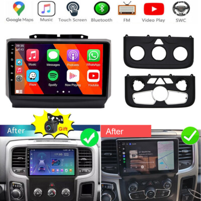 4+64G For 2019-2024 RAM 1500 Classic Android 13 Car Stereo Radio Carplay GPS 