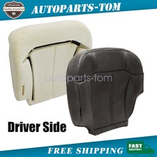 Driver Bottom Seat Cover With Foam Cushion For 99-02 Chevy Silverado Dark Gray