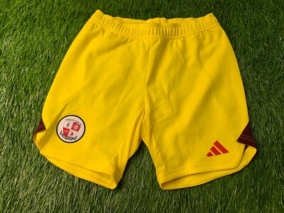 CRAWLEY TOWN 2023/2024 FOOTBALL SOCCER SHORTS GOALKEEPER ADIDAS ORIGINAL SIZE M