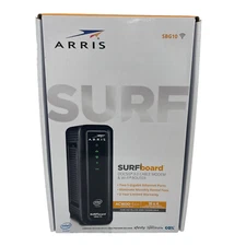 ARRIS SURFboard SBG10 DOCSIS 3.0 16 x 4 Gigabit Cable Modem & AC1600 Wi-Fi