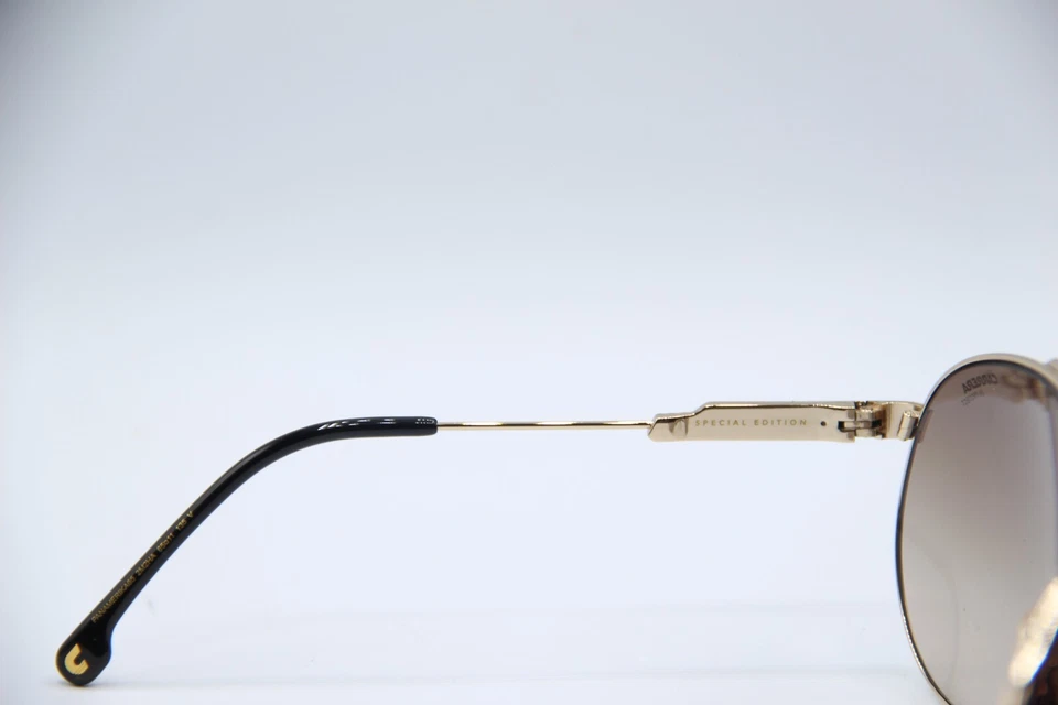 NEW CARRERA PANAMERIKA65 2M2HA BLACK GOLD AUTHENTIC FRAMES SUNGLASSES 65-11 - Image 3 of 4