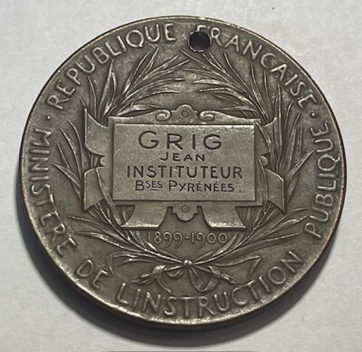MINISTÈRE INSTRUCTION PUBLIQUE - Médaille Directrice