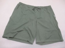 Eddie Bauer Size XL Mens Green Stretch Waist Drawstring Pocket Lounge Shorts 371