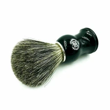 NEW ZEVA 100% Badger Hair Shaving Brush for Men in Gift Box Hand Made in USA