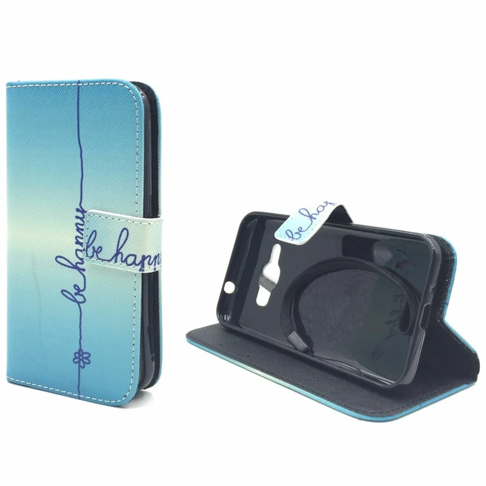 Funda de Teléfono para Samsung Galaxy J1 (2016) Funda Cartera 360 Azul Foto 2 de 4