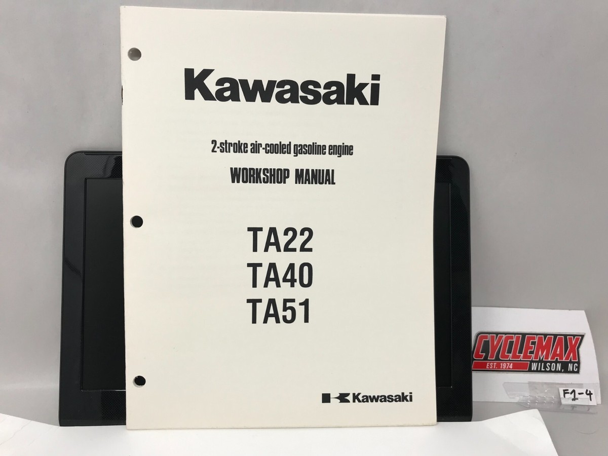 Kawasaki TA22 TA40 TA51 Workshop Manual P/N: 99969-0905 | eBay