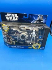 STAR WARS CLONE WARS Y-WING SCOUT BOMBER + CLONE TROOPER PILOT + DIORAMA NEW!!!