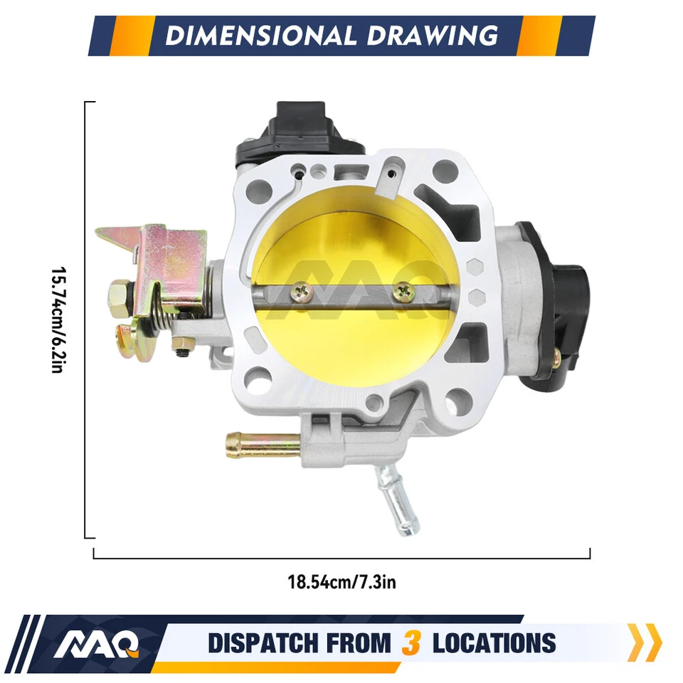 Cuerpo del acelerador con TPS para Honda Acura Integra 1990-2001 (GS, LS) 309051050  Foto 3 de 4