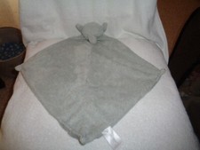 Elephant Gray Angel Dear Security Blanket Soft Plush Stuffed Baby Lovey
