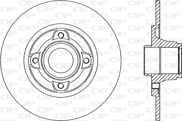 Disques de frein Clio II 1.5 dCi 1.4 1.2 et Megane I 1.9 dCi train avant de rechange
