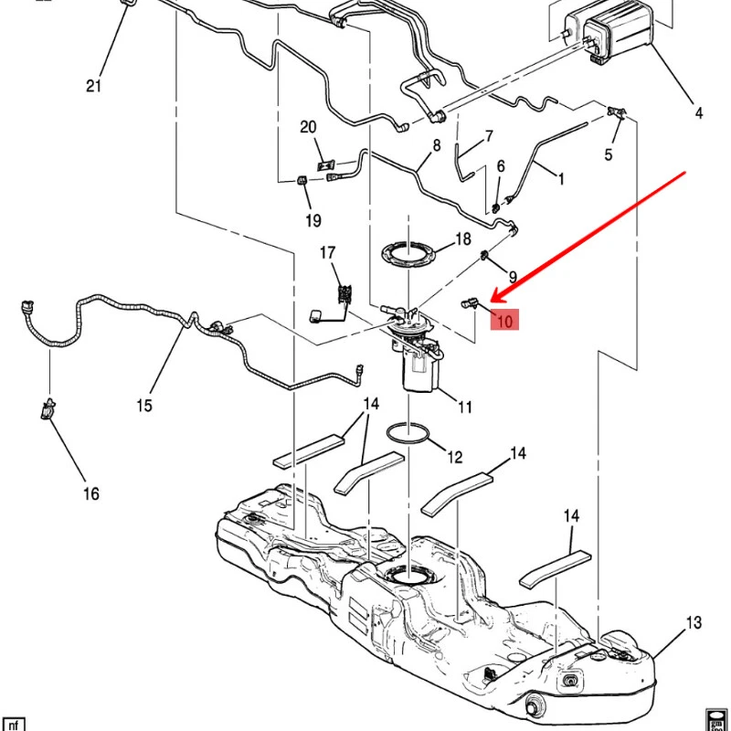 Sensor de presión de combustible 13502903 para Chevrolet Camaro Traverse para Cadillac CTS XT5 Foto 4 de 4