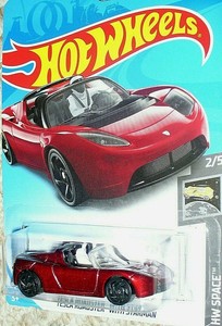 Details About Hot Wheels Tesla Roadster With Starman 25 109 250 Hw Space New Mint Card