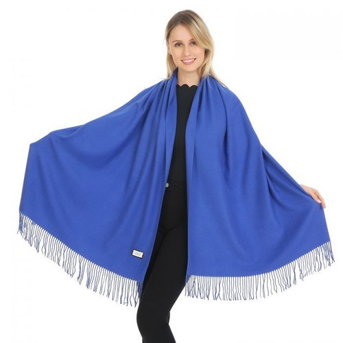 Women Scarf Pashmina Wool Thick Warm Plain Ladies Neck Shawl Head Wrap Scarves - Picture 73 of 83