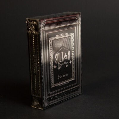 Sultan Republic (Black) Playing Cards by Theory 11 - Brand New RARE