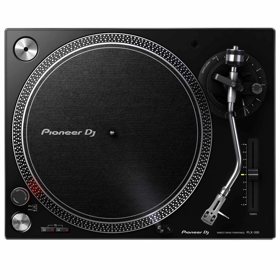 Pioneer PLX-500 Direct Drive Turntable & DM-40D-BT 4" Desktop Monitor System ... - Image 3 of 4