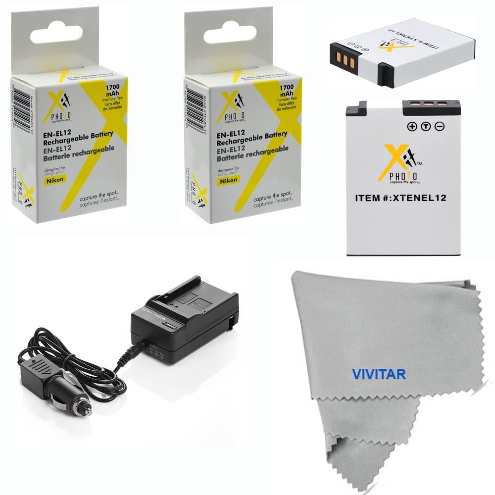 Battery for Nikon Coolpix AW110 AW120 S6300 S9200 S9300 /2 Pcs EN