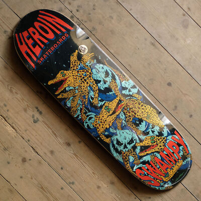 Heroin Swampy Gators 9.125'' Skateboard Deck