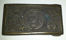 Fire Department Buckle Vintage Belt Buckle marked Tiffany Studios New York