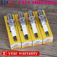 4Pcs NGK 2262 Spark Plugs V-power ZFR5F11 For Acura Chrysler Dodge Honda Mazda