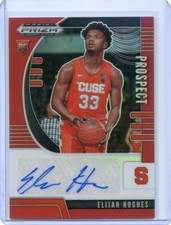 2020-21 Panini Prizm Draft Picks ELIJAH HUGHES RC Rookie RED PRIZM AUTO #146/199