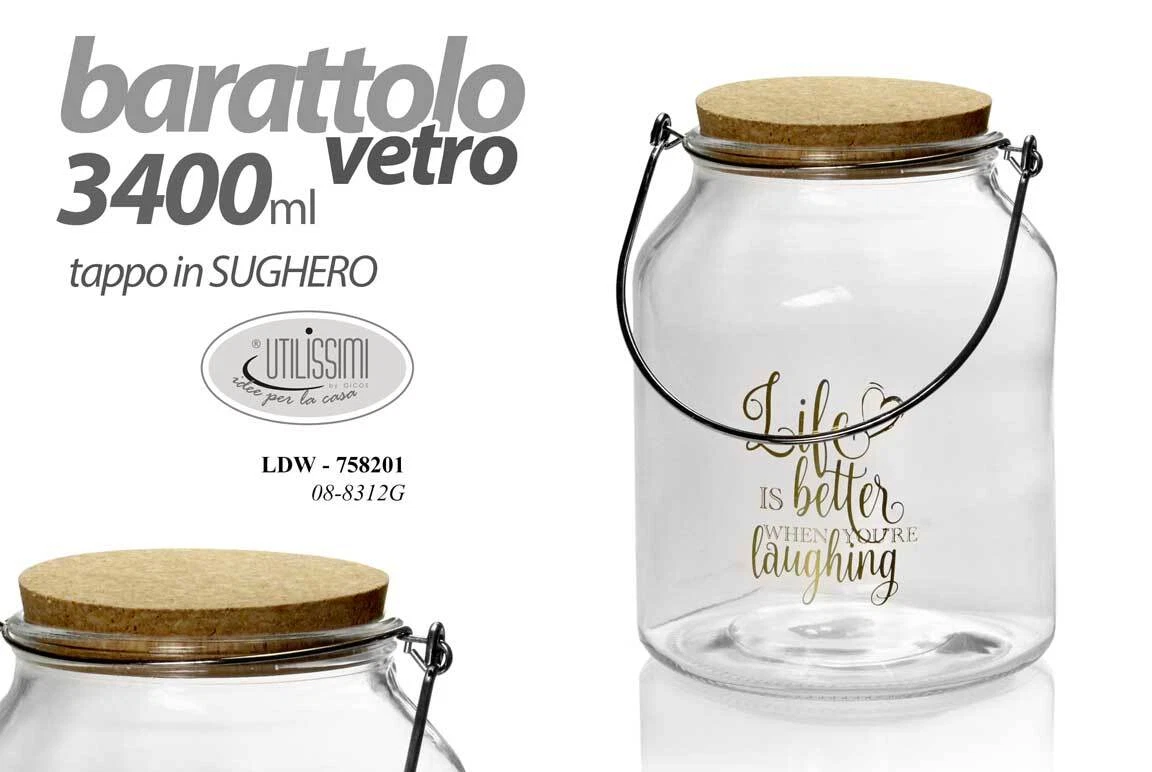 Paolo Chiari Barattolo Porta Cacao/Cioccolato della Mucca Alice in