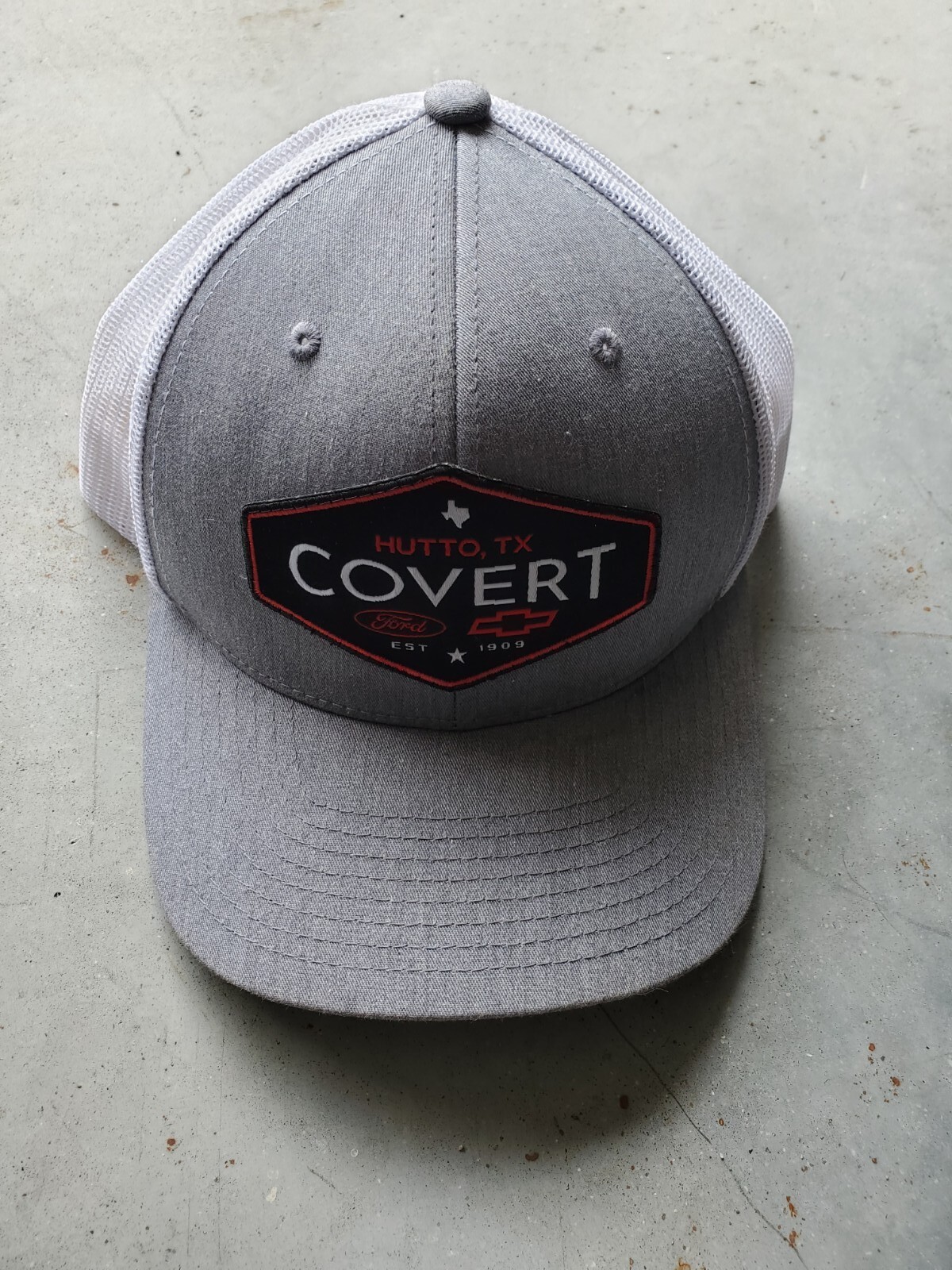 Covert Hutto Texas Car Dealership Mesh Adjustable Hat Cap eBay