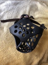 Dog Muzzle Anti Stop Bite Barking Chewing Silicone Basket Cover X Large X Strong