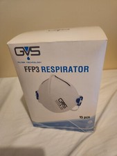 GVS FFP3 Respirator Masks  150 MASKS (10 Boxes Of 15 In Each)