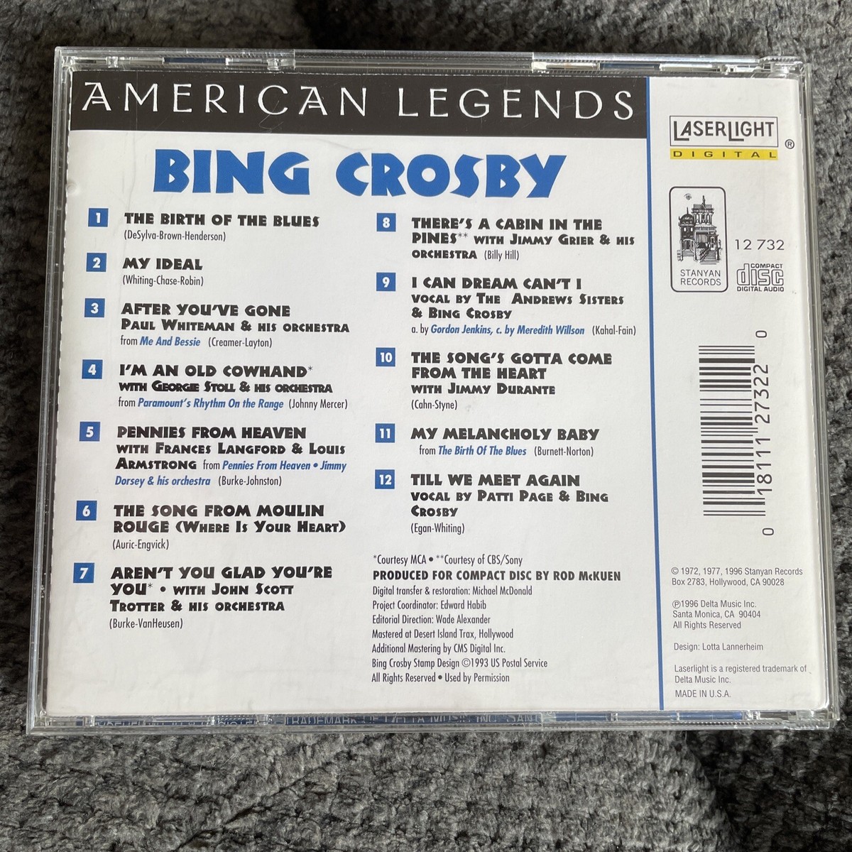 洋楽 BING CROSBY THE LEGEND 洋楽 BING CROSBY THE LEGEND American Legend: Bing Crosby