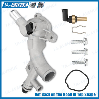 Aluminum Water Outlet Thermostat Housing – Fits Chevy Cruze/Sonic & Buick Encore 1.4L Turbo