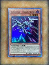 Yugioh Raidraptor - Strangle Lanius PHRA-EN005 Super Rare 1st Ed NM