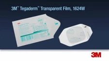 10 3M Tegaderm Waterproof Transparent Film Dressing 2-3/8" x 2-3/4" 1624W