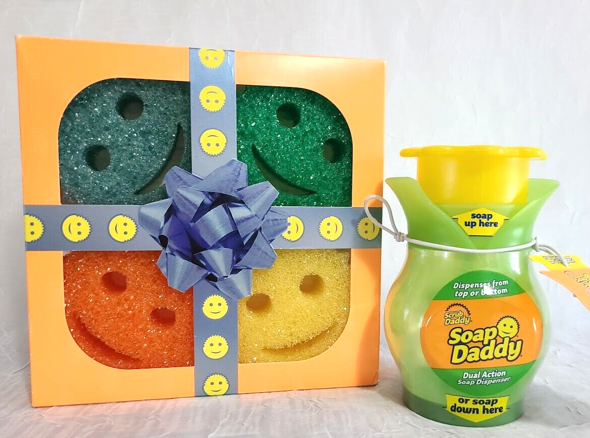 New Scrub Daddy Soap Dual Action Soap Dispenser Color Scrub