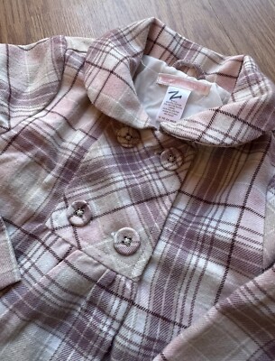 Veste Fille Janie And Jack Rose à Pois, Coton, Manches Longues, Taille 2-3T