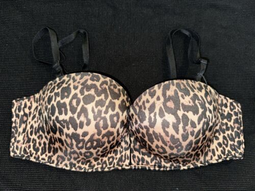 VICTORIA SECRET 36B BOMBSHELL Add-2-Cups PUSH-UP STRAPLESS BRA NWOT