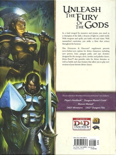 DIVINE POWER NM! 4E Dungeons Dragons D&D Hardcover Spieleroption Handbuch - Bild 3 von 3