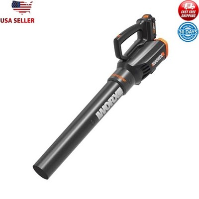 20 V Cordless Leaf Blower Powerful Turbine Fan Lightweight 2-Speed Control New