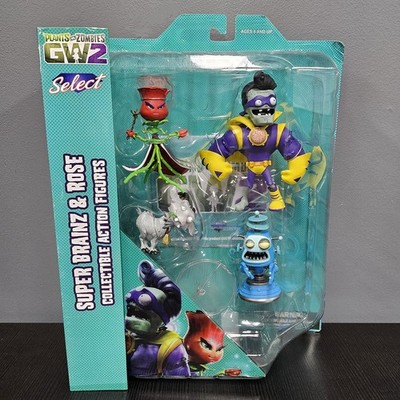 Diamond Select Plants Vs Zombies: GW2 SUPER BRAINZ & ROSE Action