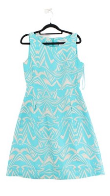 L.K. Bennett Midikleid A-Linie UK10 in Blau