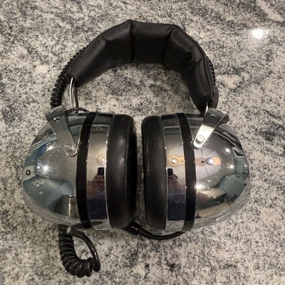 Vtg Gigantic DYNATRONIC Dynatron Headphones MODEL MD-300VM JAPAN Tested Working