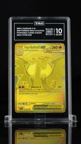 Mega Charizard X ex graded TAG 10 for sale on eBay