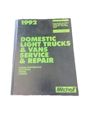 MITCHELL | 1992 Domestic Light Trucks & Vans Srvc & Repair Chrysler Ford GM Jeep