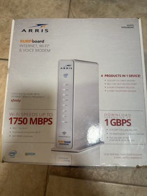 USED ARRIS SVG2482AC SURFboard Docsis 3.0 Cable Modem Wi-Fi Router