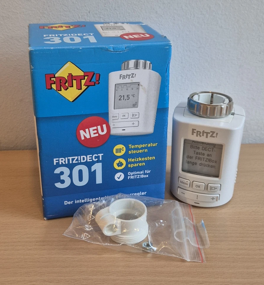 AVM FRITZ! DECT 301 Funk-Heizkörperthermostat - OVP