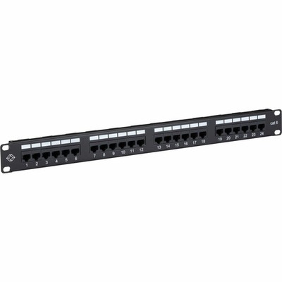 Black Box Network Services JPM624A-R2 CAT6 Patch Panel 24 Port (jpm624ar2)