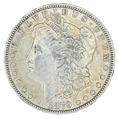 1879 MORGAN SILVER DOLLAR AU U.S. MINT